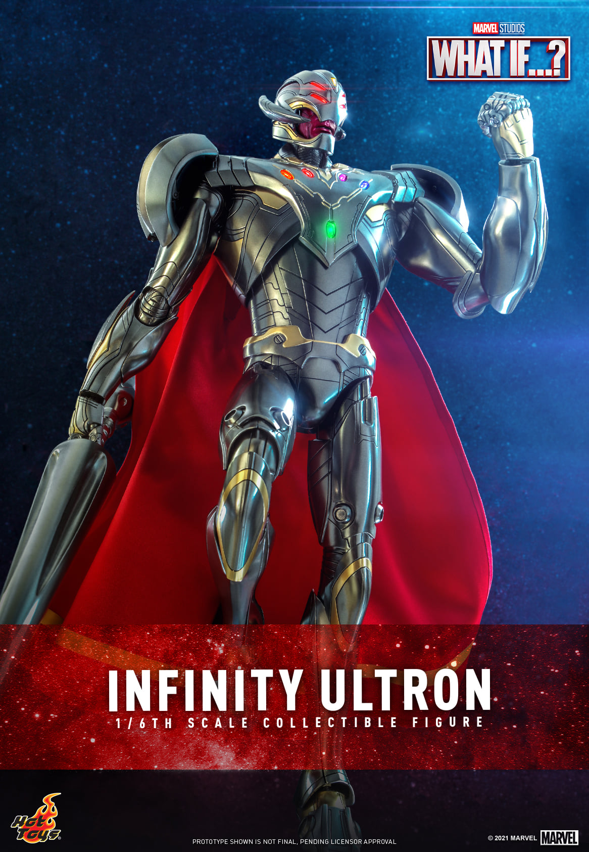 Hot Toys Marvel What If Infinity Ultron Diecast Figure TMS063D44